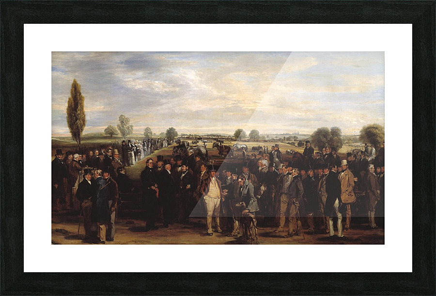 A Ploughing Match Picture Frame print