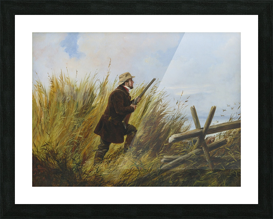 A young hunter Picture Frame print