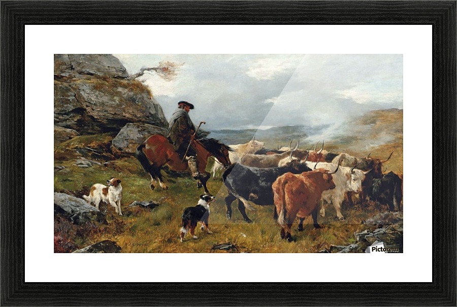 Returning Home Picture Frame print