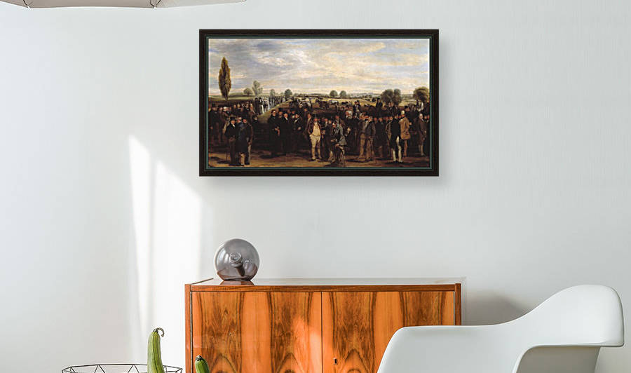 A Ploughing Match by Richard Ansdell