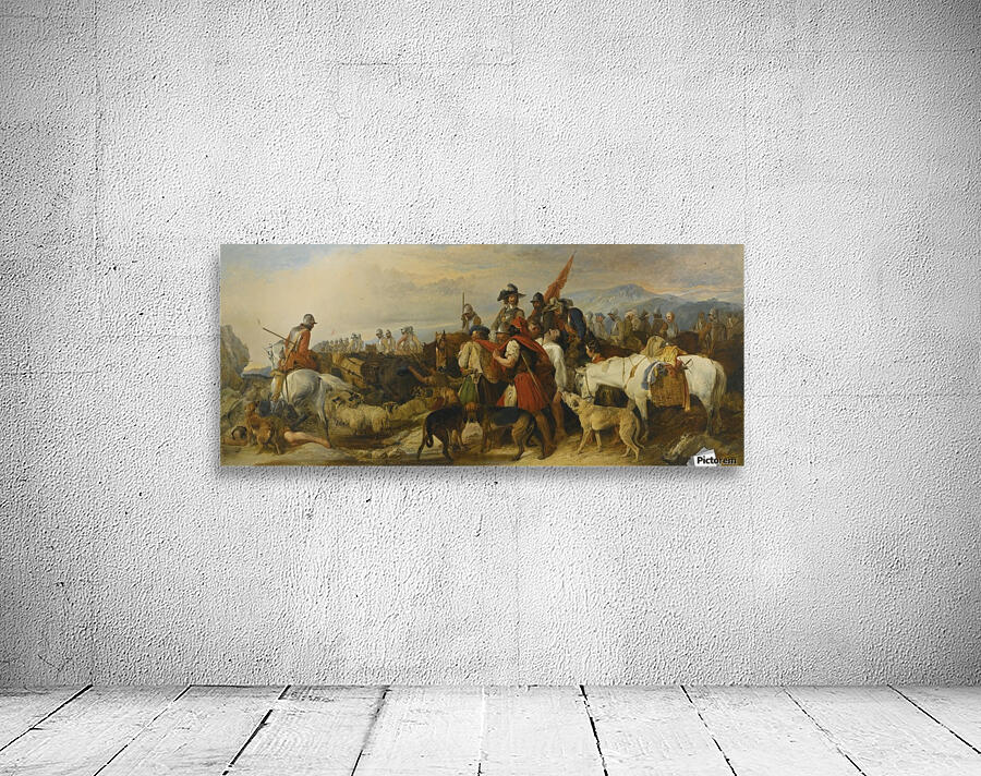 A war scene Wall Preview