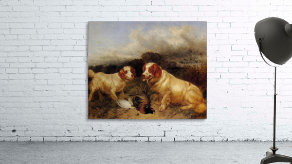 Two hunting dogs Wall Preview