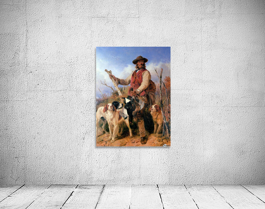 Gamekeeper with Dogs Wall Preview