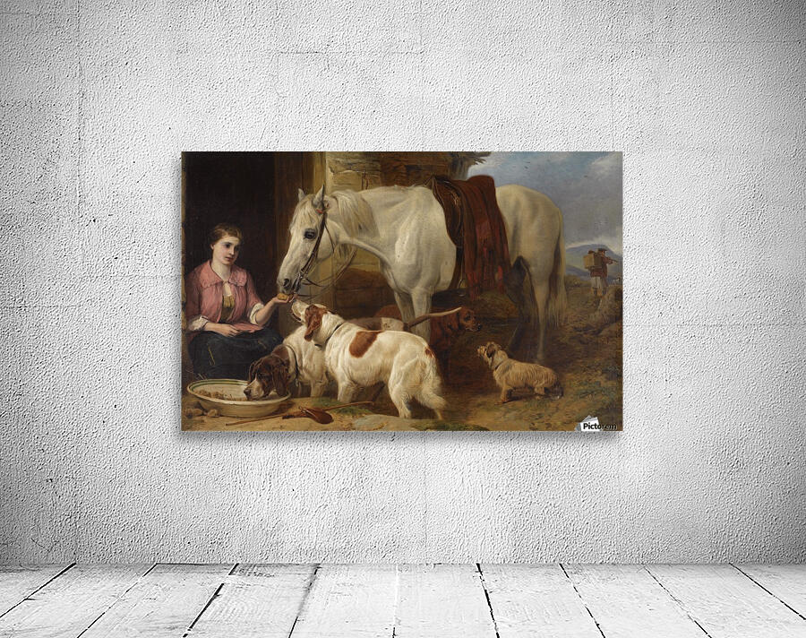Feeding the animals Wall Preview