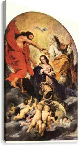 Marie s coronation Canvas Print