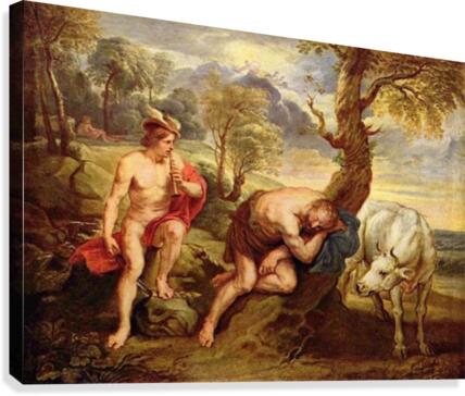 Mercury and Argus Canvas Print