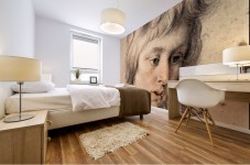 Boys portrait Mural print