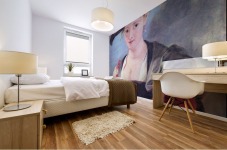 The straw hat Mural print