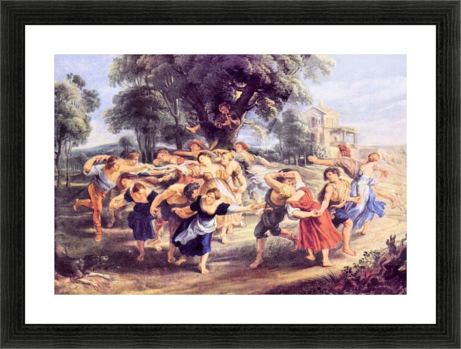 Barn dance Picture Frame print