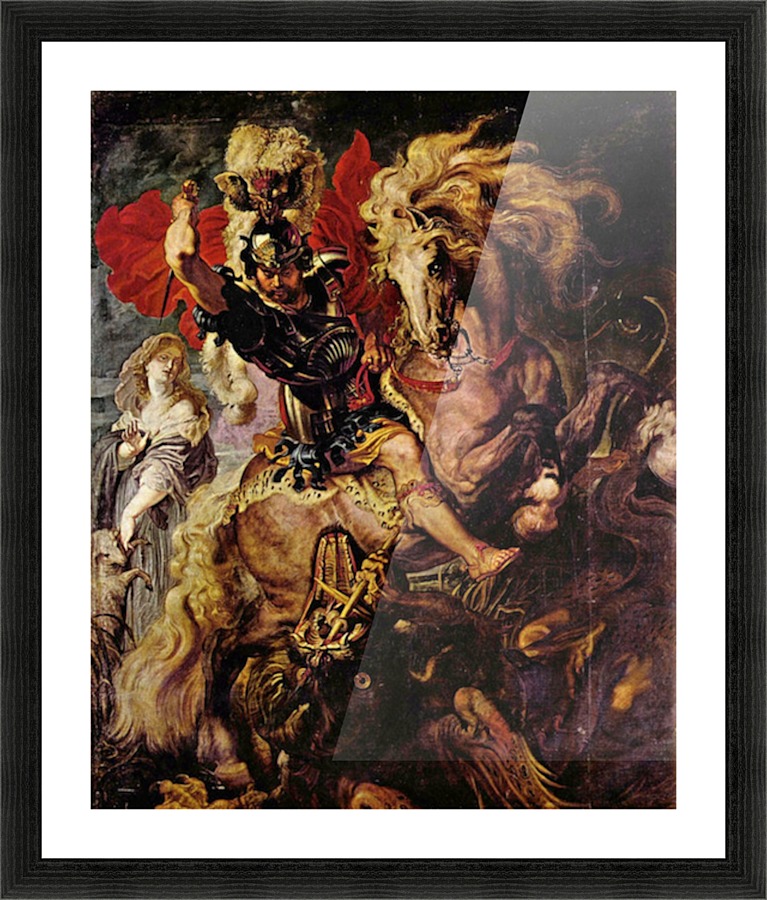 Battle detail Picture Frame print