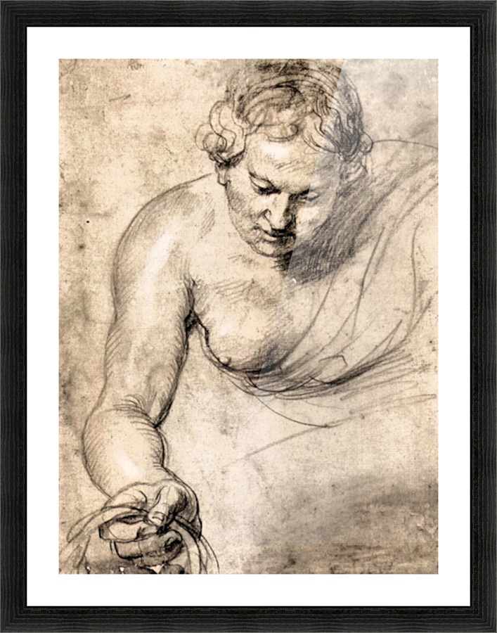 Female figure Picture Frame print