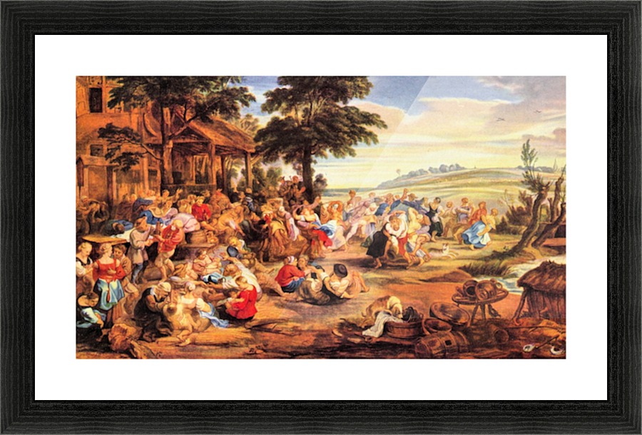 Flemish Kirmes Picture Frame print
