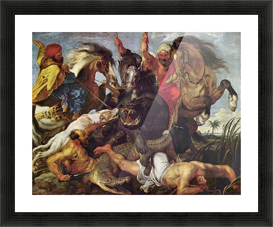 Hunting Picture Frame print