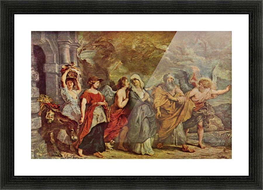 Lots escape Picture Frame print