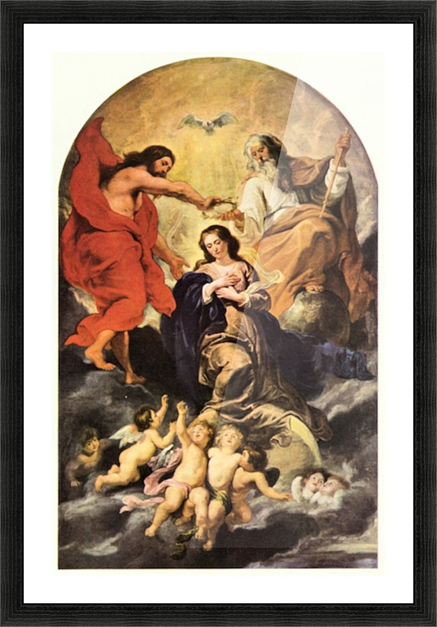 Marie s coronation Picture Frame print