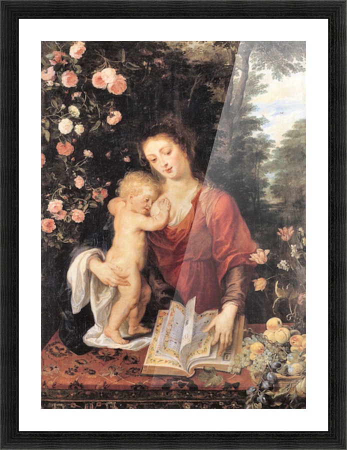Mary with child Picture Frame print