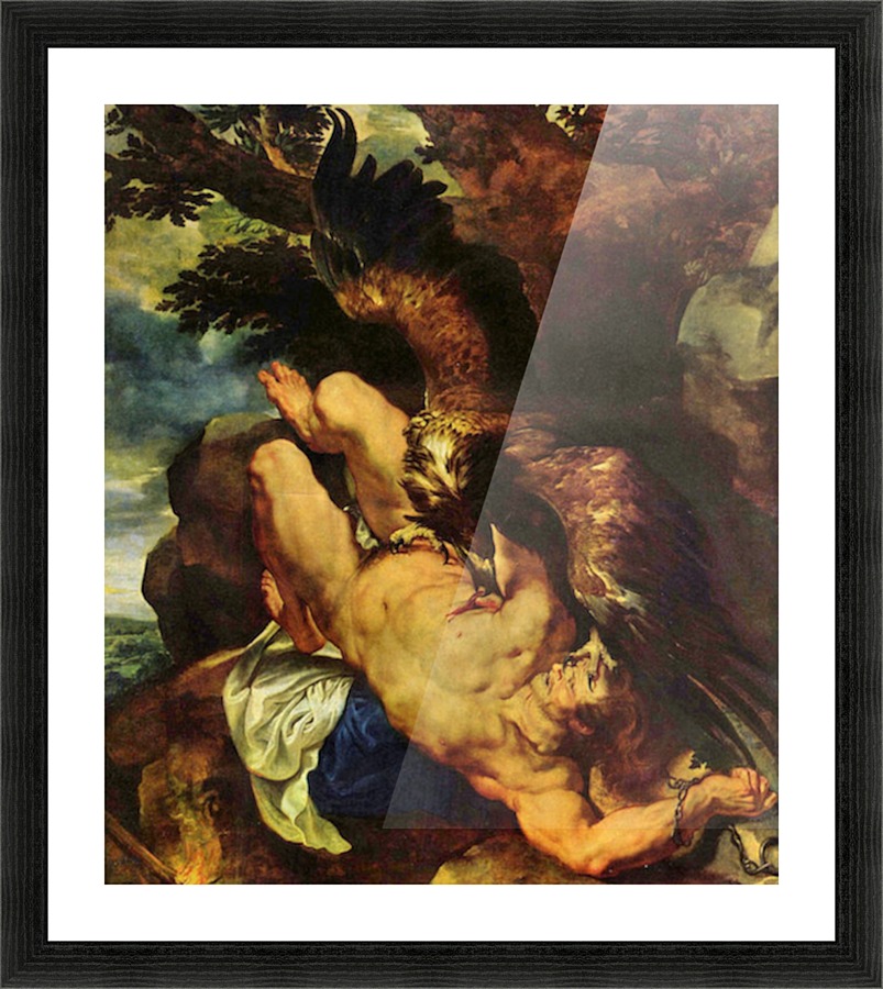 Prometheus bound Picture Frame print