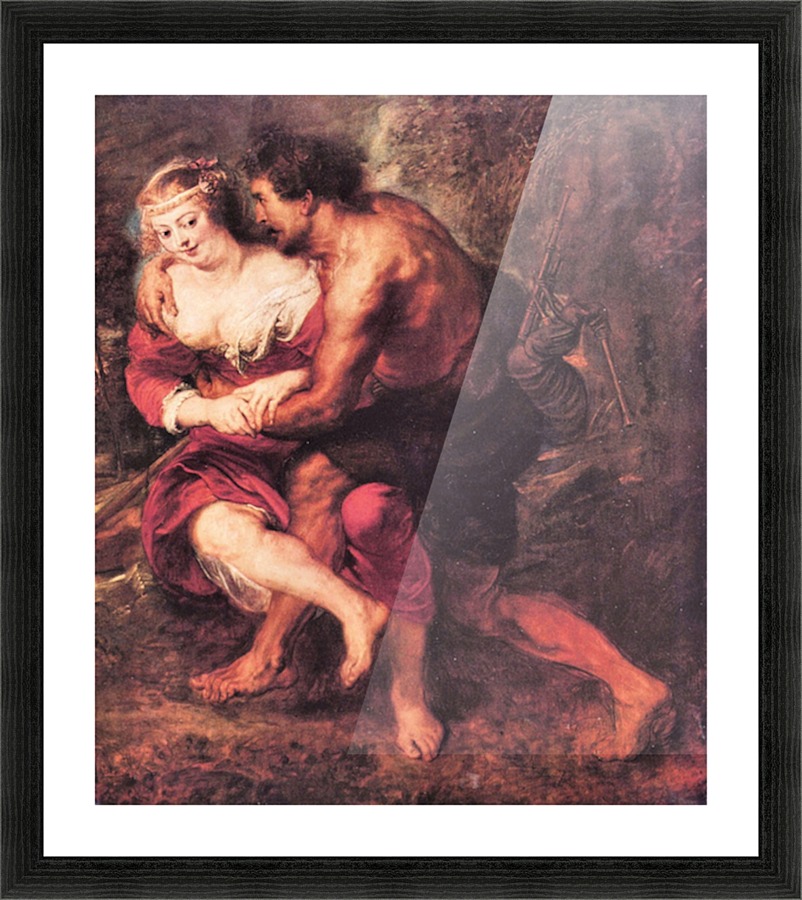 Schafer scene Picture Frame print