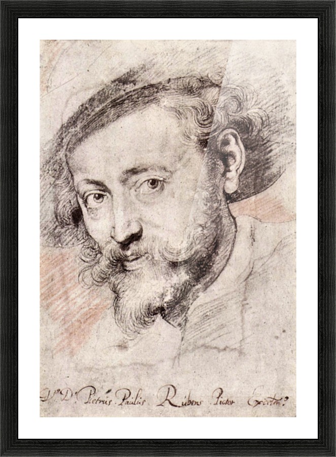 Self Portrait Picture Frame print