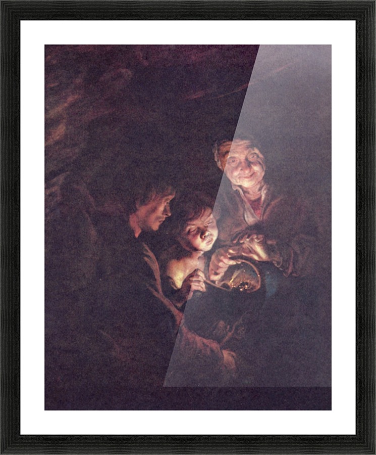 The coal basin Picture Frame print