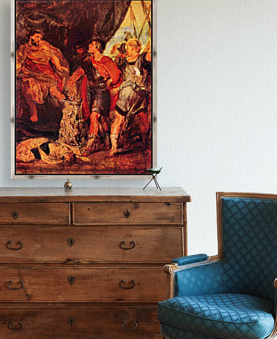 Mucius Scaevola before Porsenna by Rubens