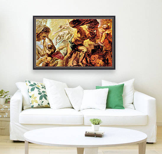 Overthrow of the Titans by Rubens