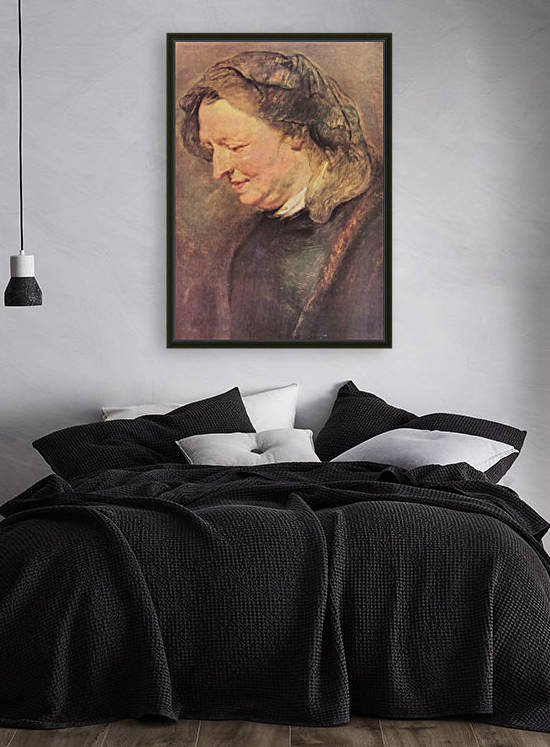Portrait of an old woman by Rubens
