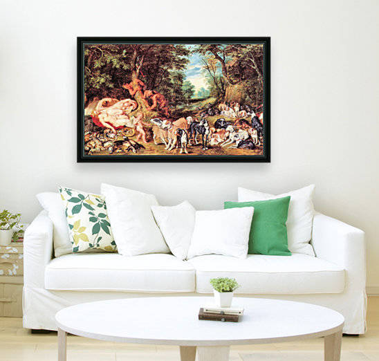 Satyrs and Hounds by Rubens