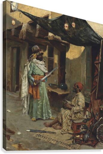 The arms merchant Canvas Print