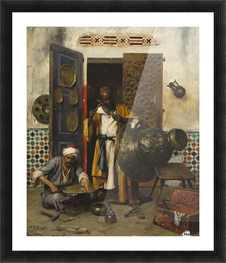 The Metal Workers Picture Frame print