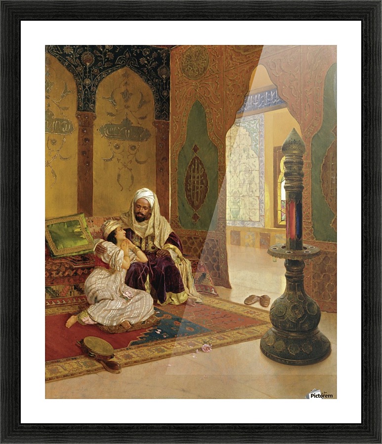 Romantic interlude Picture Frame print