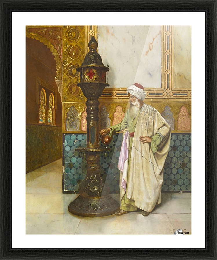 Lamp lighter Picture Frame print