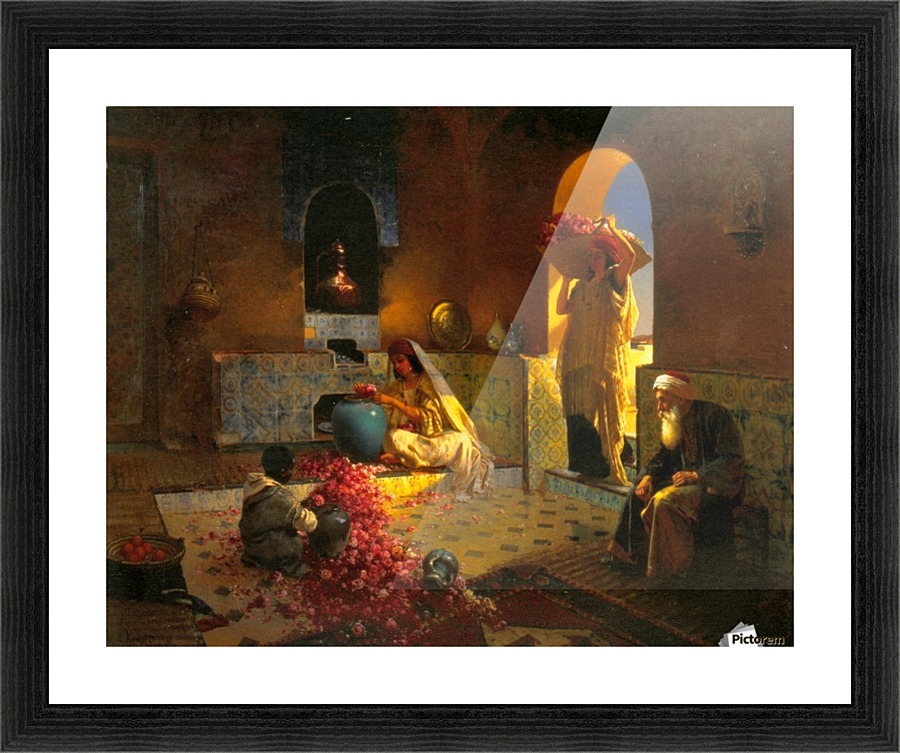 The Perfume Maker Picture Frame print