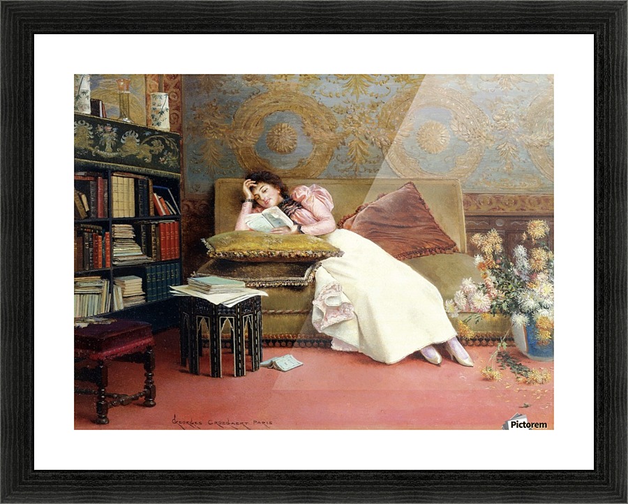The Reader Picture Frame print