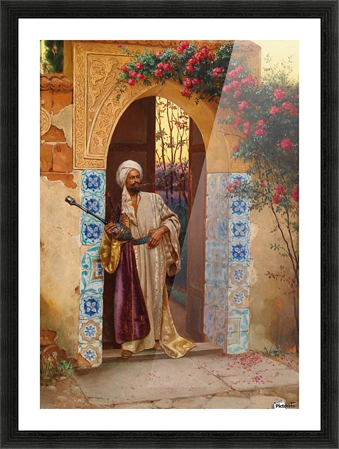 Outside the Palace Picture Frame print