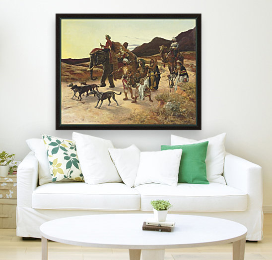 The Tiger Hunt Reproduction
