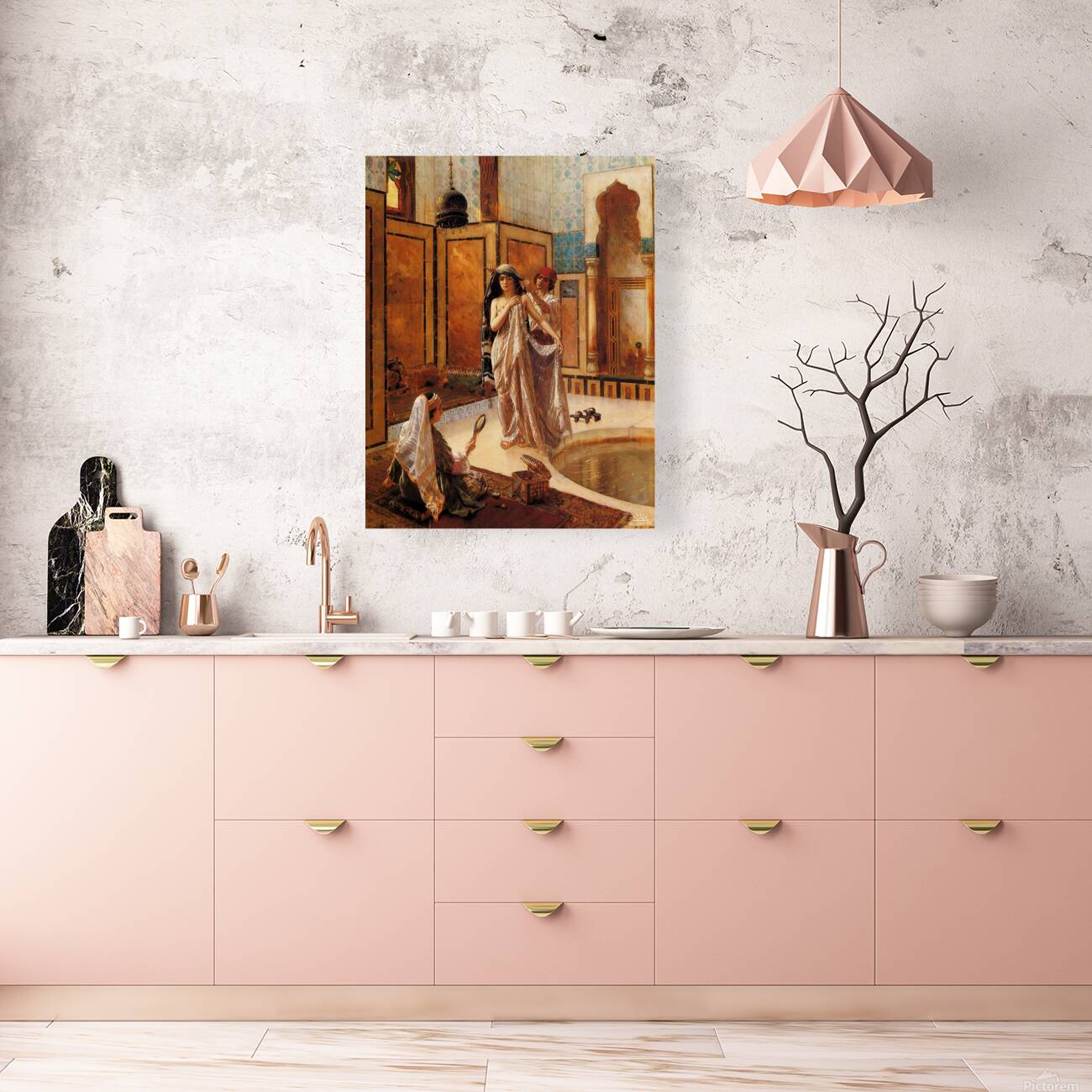 The harem bath Reproduction