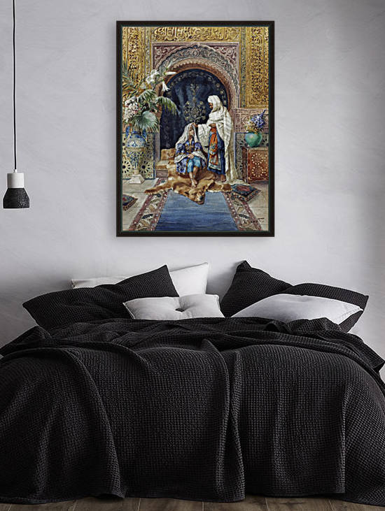 The Caliph and his favourite by Rudolf Ernst