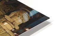 The chat outside a monument HD Metal print