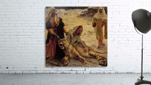 Captured Lion Wall Preview