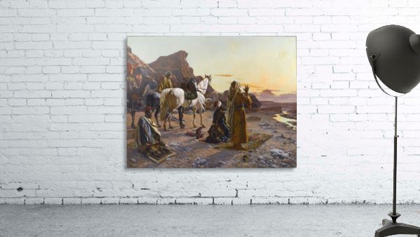 Prayers at sunrise Wall Preview