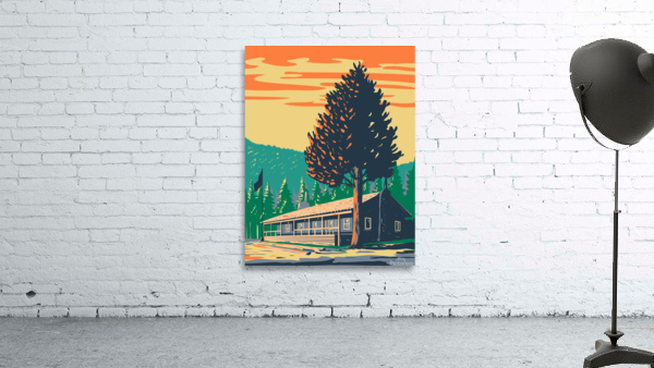 Roosevelt Lodge in Yellowstone National Park jpg Wall Preview