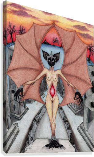 hierophant statue Canvas Print
