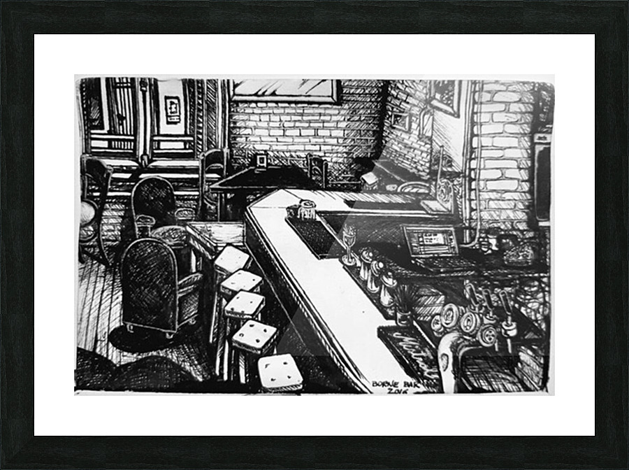 bornebar santelmo Picture Frame print
