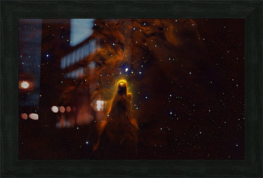 The Cone Nebula Picture Frame print
