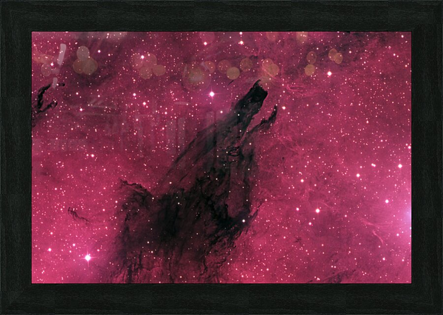 Shark Fin Nebula Picture Frame print