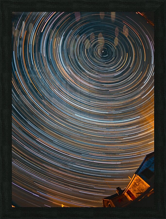 Clockwork Sky Picture Frame print