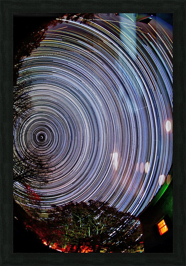 Axis of Night Picture Frame print