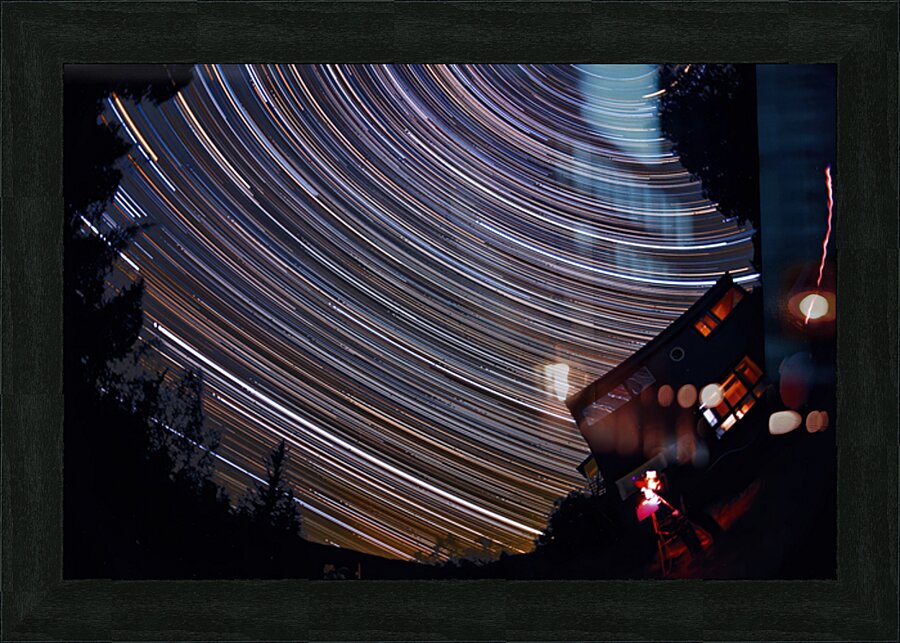 Stellar Rotation Picture Frame print