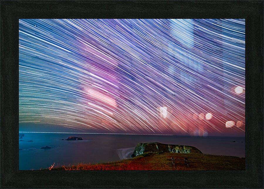 Night in Motion Picture Frame print